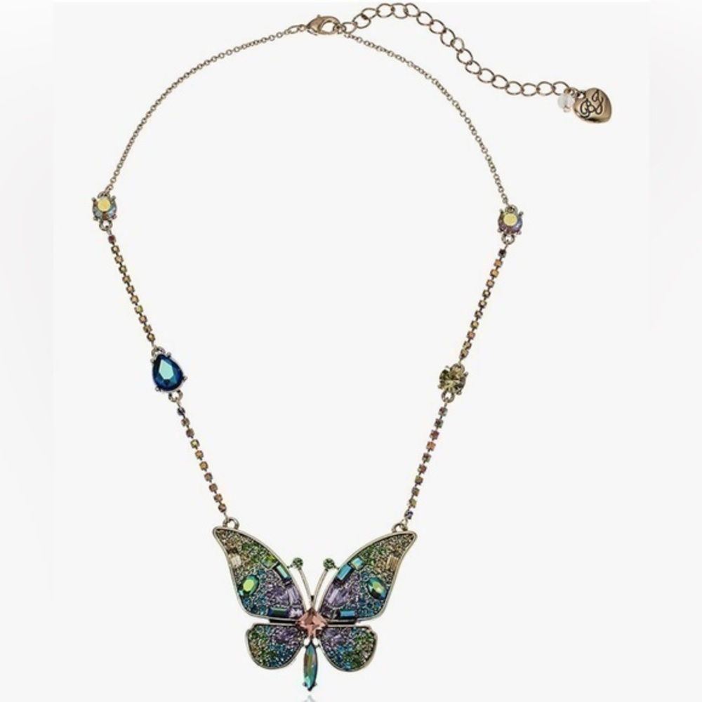 BETSEY JOHNSON BUTTERFLY NECKLACE (NWT)